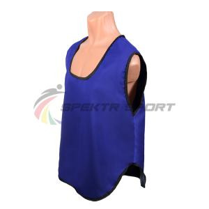 Купить Манишка футбольная односторонняя Spektr Sport синяя, р.36-40 в Воронеже 