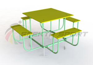 Купить Столик со скамейками арт. SP УБС1 в Воронеже 