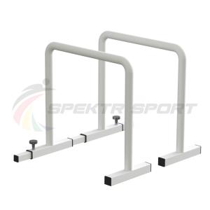 Купить Брусья напольные хайлетсы Spektr Sport цв. белый в Воронеже 