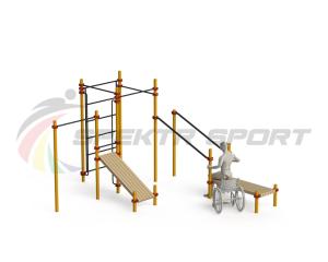 Купить Спортивный комплекс для инвалидов-колясочников WRK-D20_76mm в Воронеже 